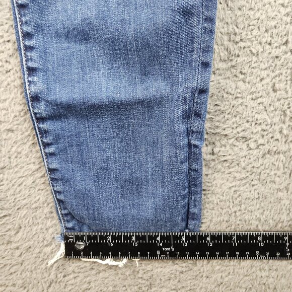Edwin Bree Jeans Women's Size 26 Deja Blue Classic Straight Leg Mid Rise Ankle - Picture 10 of 12